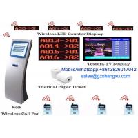 China Multiple service queues and waiting areas LCD Counter Display Smart Queue Management System for sale