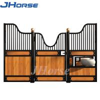 Quality 3.5*2.2m Permanent Metal Steel Frame Bamboo Board Horse Stable Box Horse Stall for sale