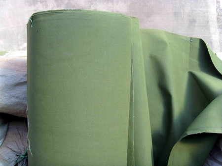 Quality 1.5m Width 100% Cotton Canvas Fabric Fireproof  For  Truck Tarpaulins Or Bags for sale