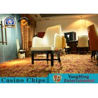 China Oak Wooden Custom Gambling Poker Table Chair Commercial Furniture for sale