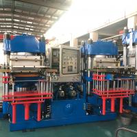 China Rubber Processing Machinery Hydraulic Press Machine Double Press Station To Make Rubber Seals For UPVC Pipes factory