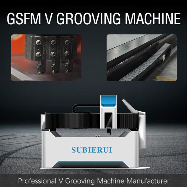 Quality High Speed Auto V Grooving Machine Anti Skateboard Metal Grooving Machine 1232 for sale