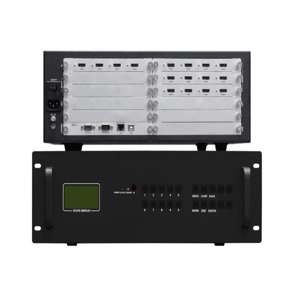 Quality HDMI 1080P 3.5U Casing Video Wall Controller 2x2 4 Input 12 Output for sale