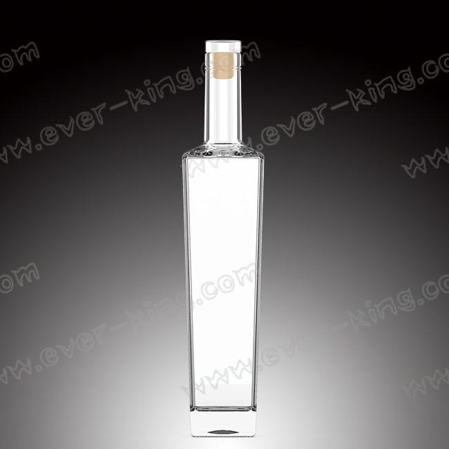 Quality Cap Sealing 200mm glass Whiskey Bottle for Liquor for sale