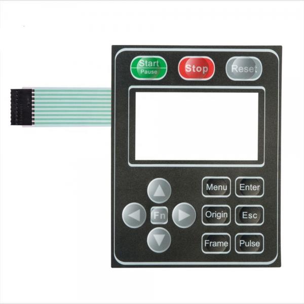 Quality Silk Screen Printing Membrane Touch Switch Overlay Front Control Panel for sale