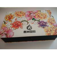 China cardboard paper box, paper packaging box,velvet flocking paper box factory