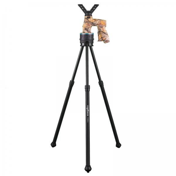 Quality Lightweight 3 Leg Rubber Hunting Tripod Aluminum Alloy for sale