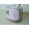 China Wrinkle Remover Handheld Garment Steamer Pink With Safety Wiring Steam Tube factory