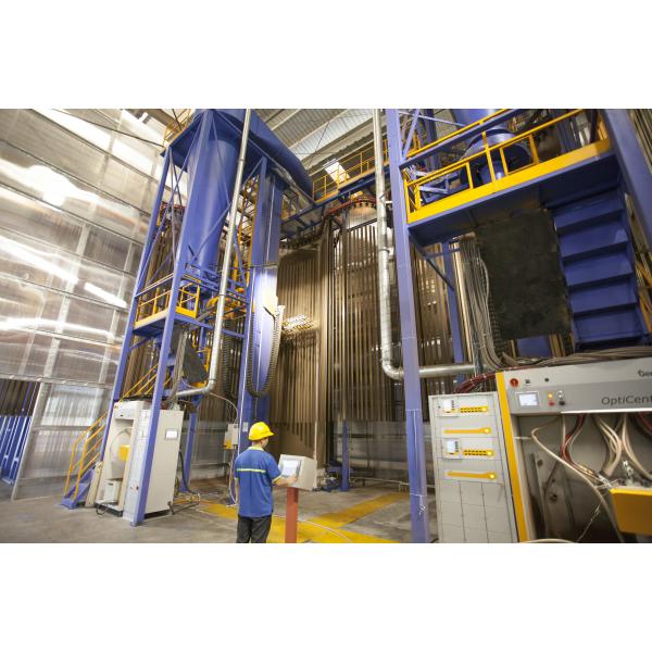Quality Poly Propylene Automatic Powder Coating Production Line Plant ISO9001 for sale