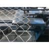 China Silver Chain Link Fence Fabric 50x50mm Weave Hot Galvanized Steel Wire For Engineering factory