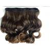 China Heat Friendly Natural Curly Hair Wigs Double Weft Clip In Hair Extensions factory
