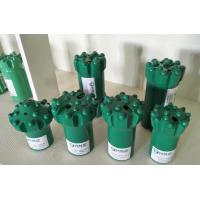 China Spherical Rock Drilling Thread Button Drill Bit / Impact Drill Bit For Tunneling for sale
