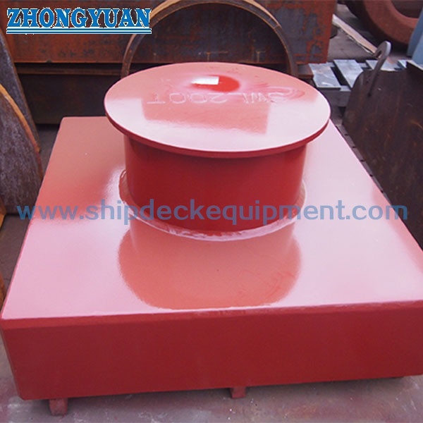 Quality Steel Plate Fabricated Recessed Bitts Ship Towing Equipment for sale