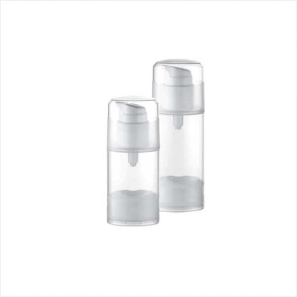 Quality Oval plastic cosmetic airless container 30ml 50ml PP airless bottle for sale