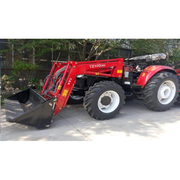 Quality TZ04D Farm Tractor Attachments , 0.16m3 Tractor Front End Loader Bucket for sale