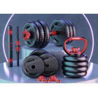 China New Style 10KGS 15KGS 40KGS Cement Dumbbell Set For gym and Fitness factory