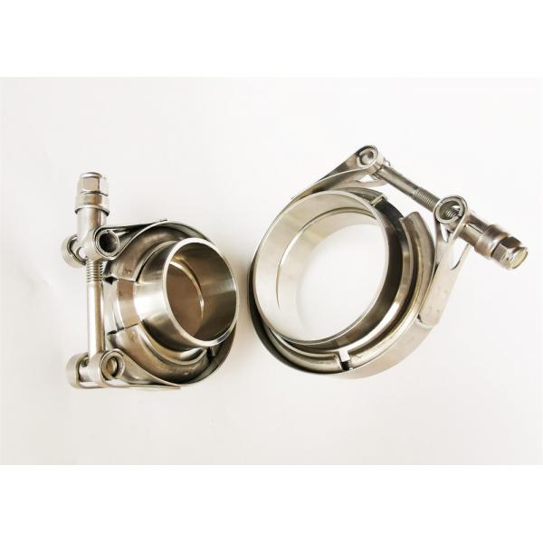 Quality 19mm 2.5 Inch Stainless Steel Exhaust Clamps With Flanges for sale