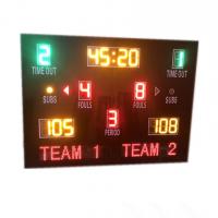 Quality 12'' Red Wireless Control Baseketball Digital LED Digital Clock With Waterproof for sale