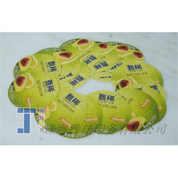 Quality OEM Iml In Mold Labeling Ice Cream Cup Labels Environment Friendly for sale