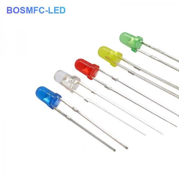 Quality Anti Static 3mm Through Hole LED Diode 20mA for Outdoor Lighting for sale