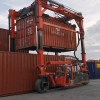 Quality Standard Container Straddle Carrier Manufacturer 35T For 20ft 40ft 45ft for sale