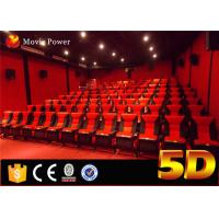 China 3D Visual And 5D Motional 24 Seats 5d Cinema With Special Effects Popular In Amusement Park factory
