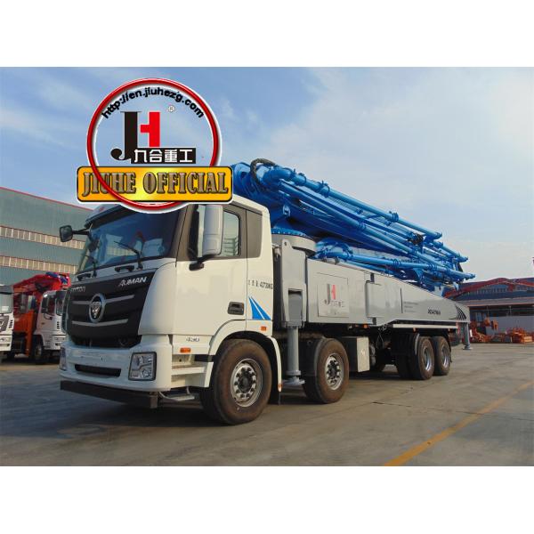 Quality Concrete Pump Truck China JIUHE 56M Concrete Pump Truck Cement Boom Truck Concrete Pumping Equipment for sale