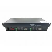 China HD 4 channel DVI DC12V1A Voltage hd video converter box 1080p , FC / ST / SC Connector cctv video converter factory