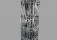 China Galvanized Wire Fence For Livestock Fencing Easily Installation , Woven Wire Fence factory