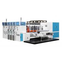 China Corrugated Paperboard Lead Edge Feeder Four Color Flexo Printing Machine for sale