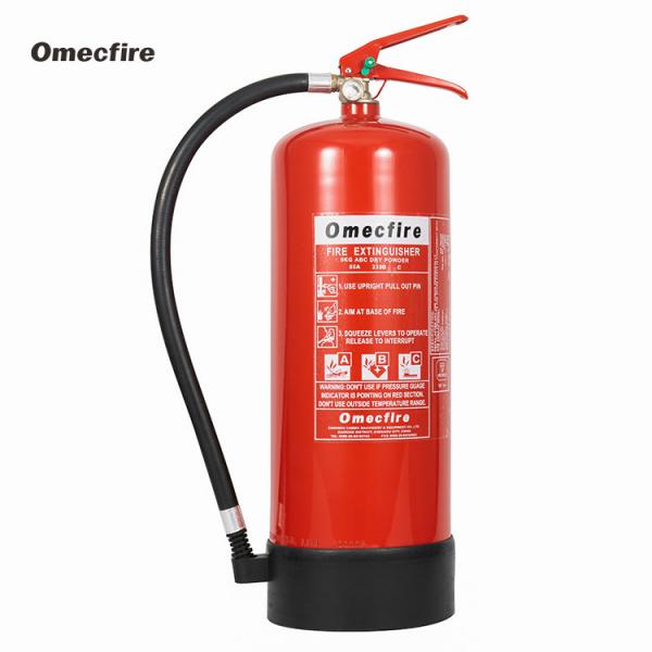 Quality Omecfire ABC Dry Chemical Fire Extinguishers 9KG BSI For Office And Hotel for sale