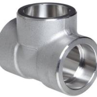 China UNS S30400 Sch80 Forged Equal Tee Alloy Steel Pipe Fittings factory