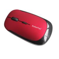 China KolorFish 2.4G Wireless Optical Mouse 4D With Red Rubber Coating DPI Speed Change factory