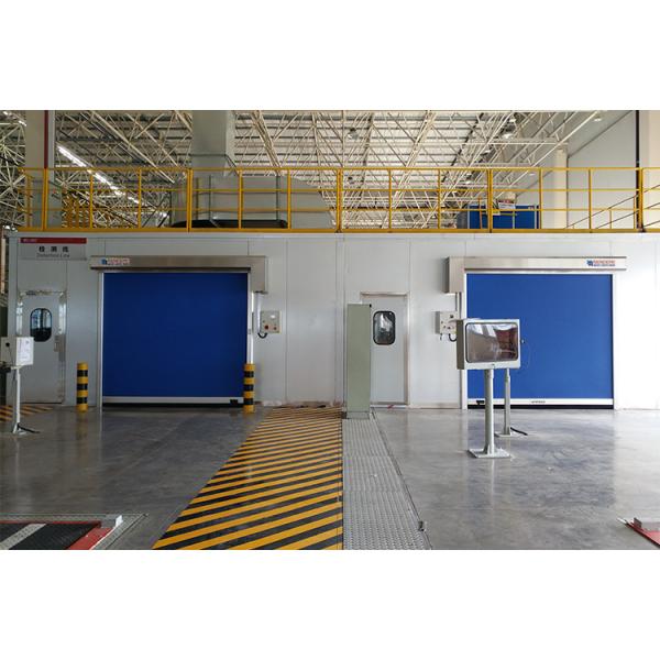 Quality Galvanized Steel CE / ISO9001 2008 High Speed Roll Up Door Single-Three Phrase for sale