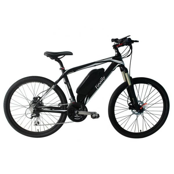 Quality 26 Inch Electric Assist Mountain Bike Carbon Frame 8 Speed 36V 250W for sale