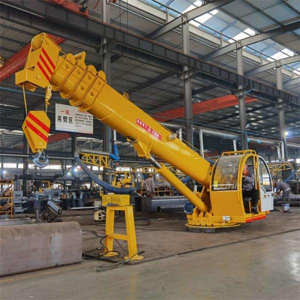 Quality All Rotation Slewing Ship Deck Cranes Telescopic Boom Offshore Marine Crane for sale