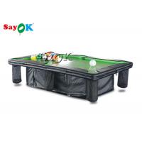 China Inflatable Yard Games Airtight Inflatable Snook Billiards Table Inflatable Sports Games for sale