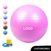 China Extra Thick Yoga Ball Exercise Ball, 5 Sizes Ball Chair, Heavy Duty Swiss Ball for Balance, Stability, Pregnancy Extra T factory