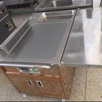 China Commercial Restaurant Equipment Gas/induction Electric Griddles Grill Mobile Teppanyaki Table factory