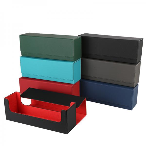 Quality Velvet Long Deck Card Box 400+ Trading Card Storage Case Holds ISO9001 for sale