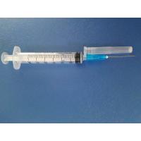 China Medical Grade PVC 3ml Disposable Syringe With Needle factory