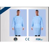 Quality High Tensile Strength Disposable Doctor Gowns , Non Woven Disposable Medical Clothing for sale