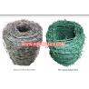 China ISO 9001 2.2 Mm Razor Barbed Wire , Plastic Coated Galvanized Barbed Wire factory