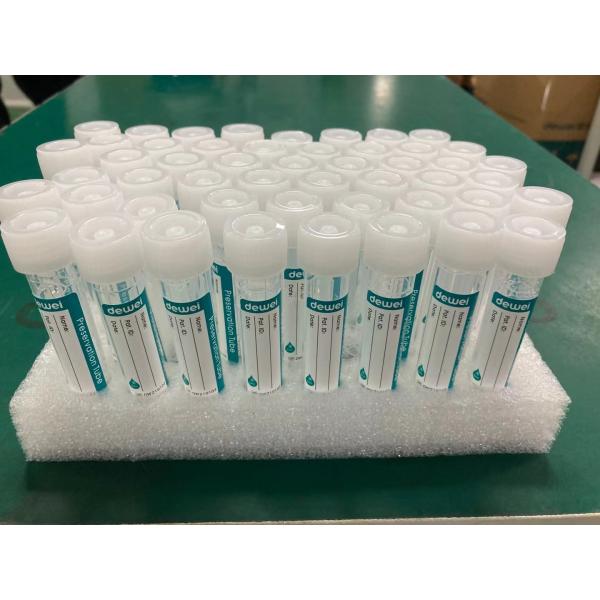 Quality FDA CFDA PP PE Preservation Collection Tubes Virus Transport Medium Swab for sale