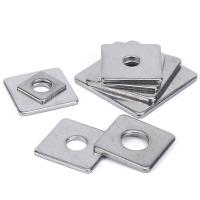 China Stainless Steel Square Plate Washers OEM Galvanized Large Metal Square Washers factory