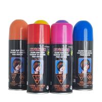 China Popular Party Supply Hair Color Spray Black Color Changing Hair Spray Temporary Hair Color Spray factory
