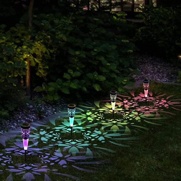 Quality Outdoor Solar Powered Landscape Lights 2V/150MA Solar Panel Landscape Lights for sale