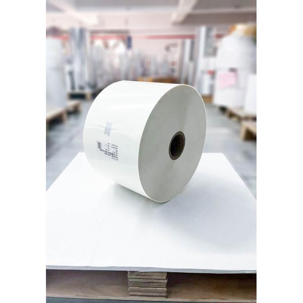 Quality Transparent Waterproof PE Coated Paper Roll 62g Paper Thickness Glassine for sale