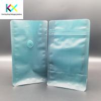 Quality Rotogravure Printed Flat Bottom Zipper Bag With Valve Single Color for sale