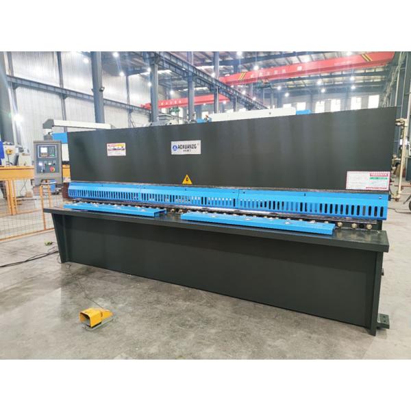 Quality 10*3200mm Metal Plate Hydraulic Swing Shearing Machine 5.5kw With E21s for sale